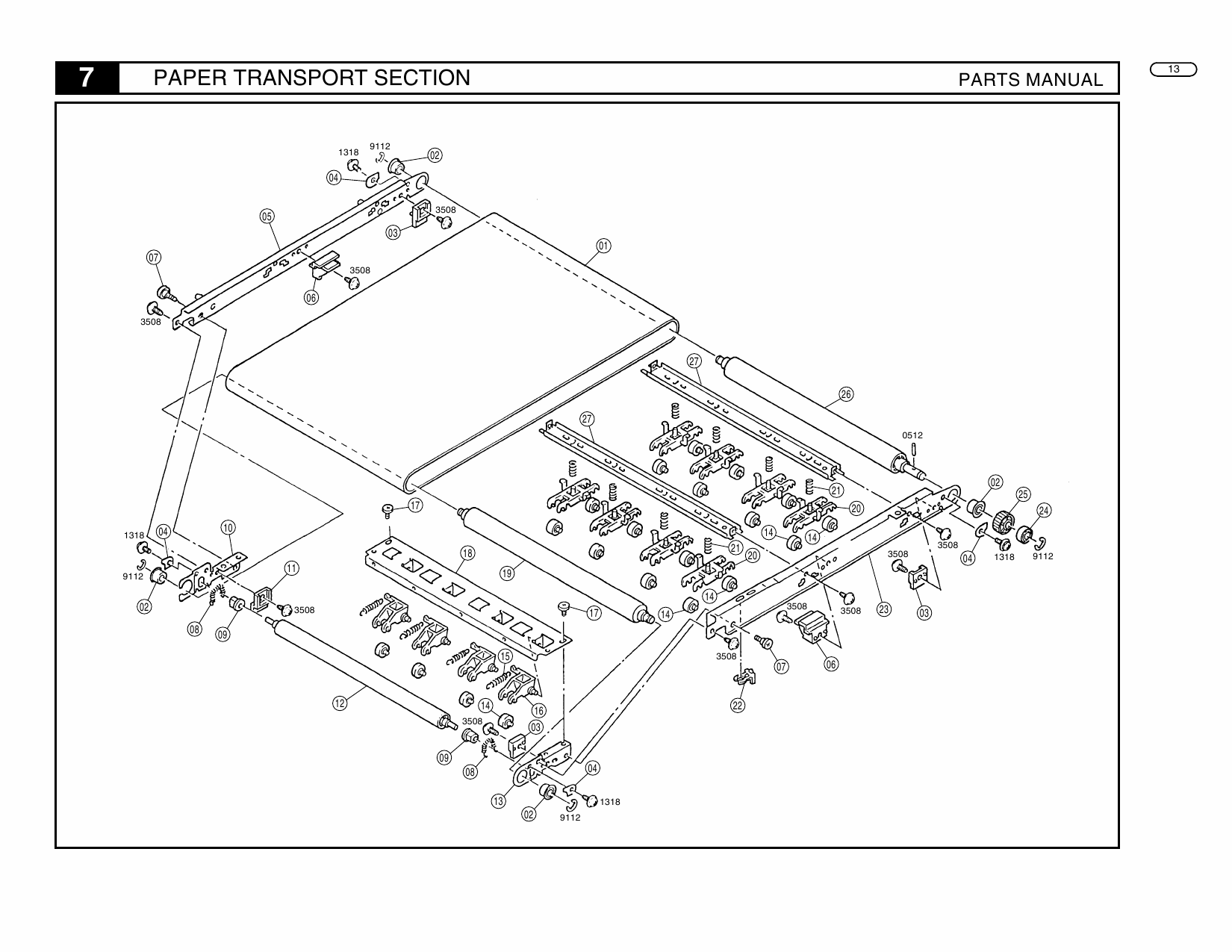 Konica-Minolta Options AFR-13 Parts Manual-2